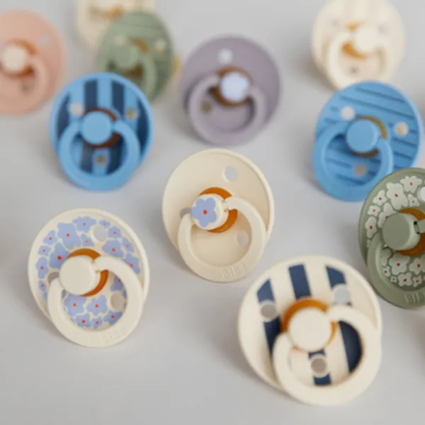 Соска круглая Bibs Studio Colour 11017104  Унисекс / 0 месяцев - 6 месяцев / Латекс / Серо-зеленый photo 4