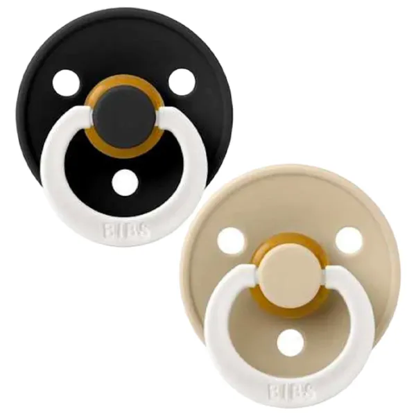 Suzetă cu tetina rotundă Bibs Colour Glow 120251  Unisex / 0 luni - 6 luni / Latex / Vanilla photo 3 Suzetă cu tetina rotundă Bibs Colour Glow 120251  Unisex / 0 luni - 6 luni / Latex / Vanilla photo 3