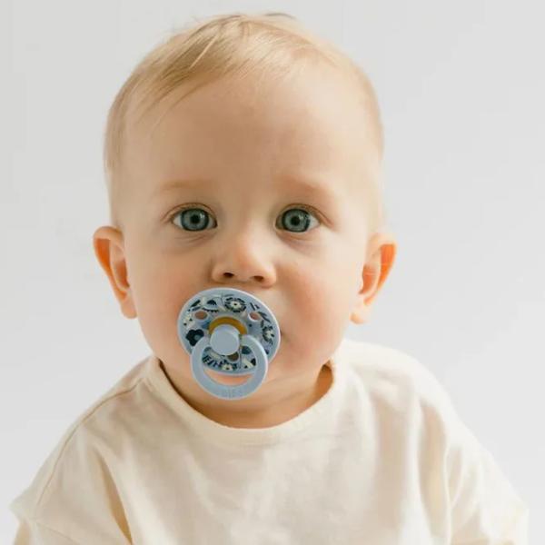 Соска круглая Bibs X Liberty 12020102  Унисекс / 0 месяцев - 6 месяцев / Латекс / Пыльный синий photo 5