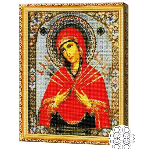 Мозайка Art Galery Premium Icoana Maicii Domnului Cu Șapte Sageți  /  photo 2