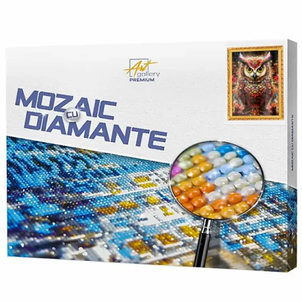 Mozaic Art Galery Premium Bufnița multicoloră  /  photo 1 Mozaic Art Galery Premium Bufnița multicoloră  /  photo 1