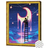 Мозайка Art Galery Premium Pictând luna / photo 2
