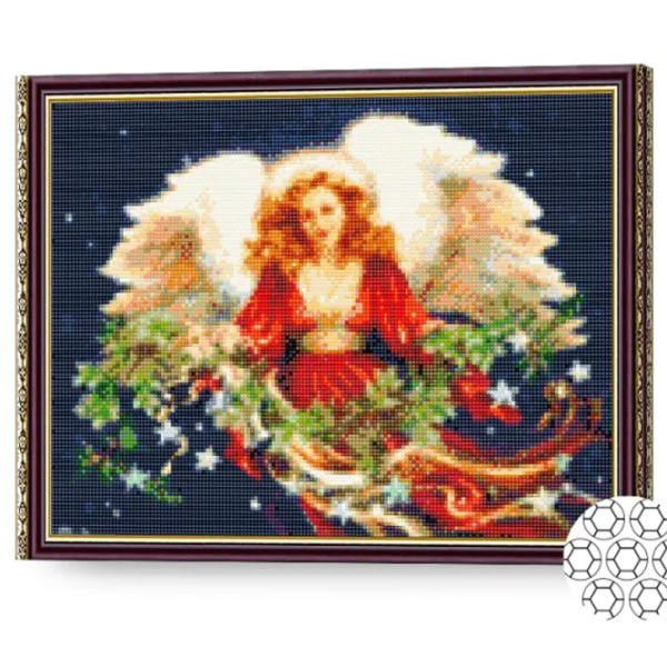 Мозайка Art Galery Premium Înger de Crăciun  /  photo 2 Мозайка Art Galery Premium Înger de Crăciun  /  photo 2