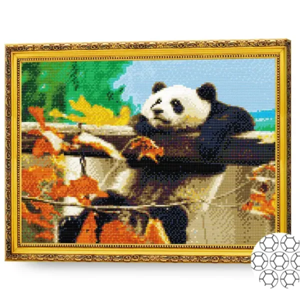 Mozaic Art Galery Premium Panda nostimă  /  photo 2
