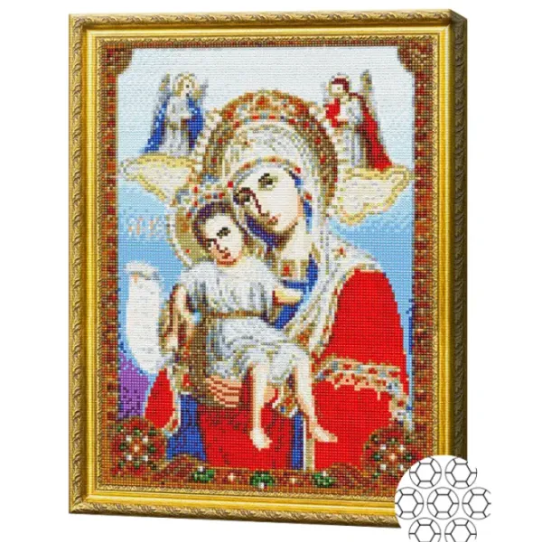 Mozaic Art Galery Premium Icoana Maicii Domnului Jirovițkaia  /  photo 2 Mozaic Art Galery Premium Icoana Maicii Domnului Jirovițkaia  /  photo 2