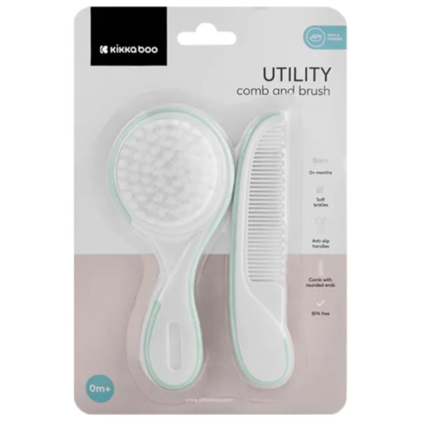 Расческа и щетка KikkaBoo Utility Мятный / Пластик photo 3