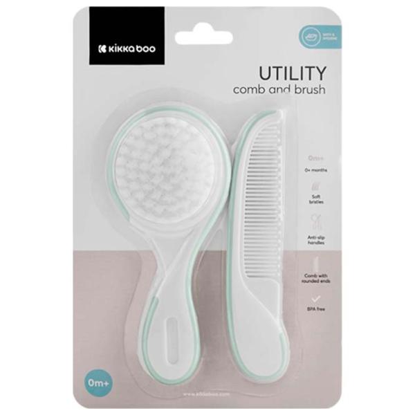 Расческа и щетка KikkaBoo Utility Мятный / Пластик photo 3