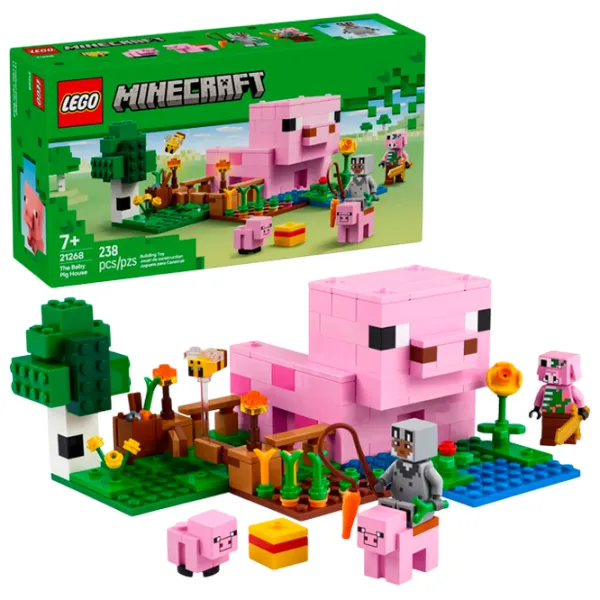 Constructor LEGO The Baby Pig House Animale/ Multicolor photo 2