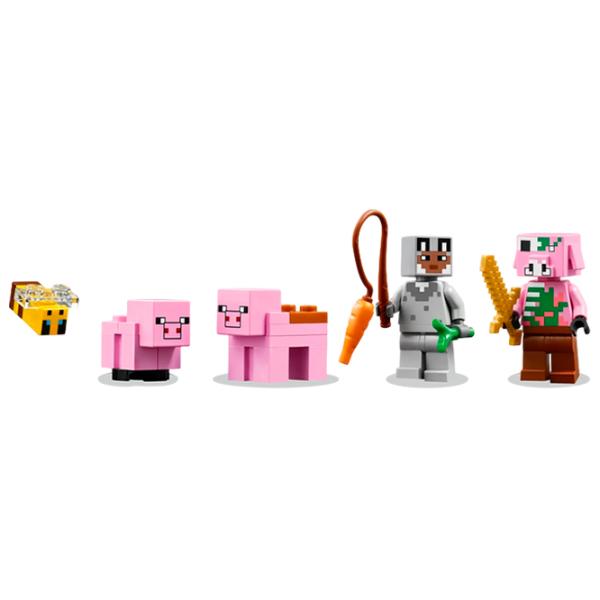 Constructor LEGO The Baby Pig House Animale/ Multicolor photo 4