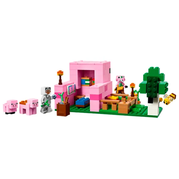 Constructor LEGO The Baby Pig House Animale/ Multicolor photo 5