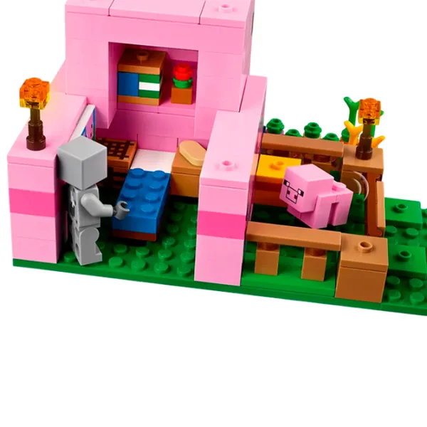 Constructor LEGO The Baby Pig House Animale/ Multicolor photo 7