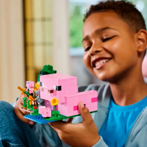 Constructor LEGO The Baby Pig House Animale/ Multicolor photo 8