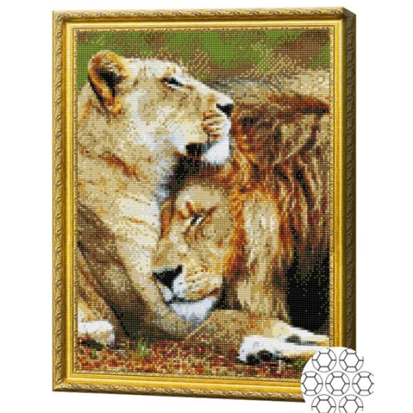 Мозайка Art Galery Premium Tandrețea leilor  /  photo 2 Мозайка Art Galery Premium Tandrețea leilor  /  photo 2