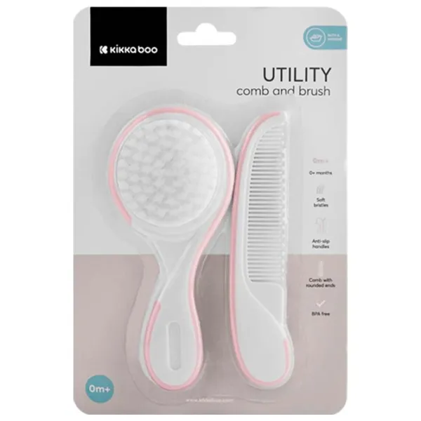 Расческа и щетка KikkaBoo Utility Розовый / Пластик photo 3