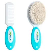 Расческа и щетка BabyJem Natural Синий / Пластик