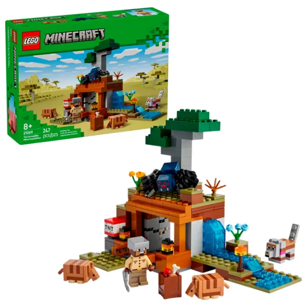 Constructor LEGO The Armadillo Mine Expedition Mină/ Multicolor photo 2