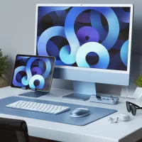 Mouse Satechi M1 Blue photo 3