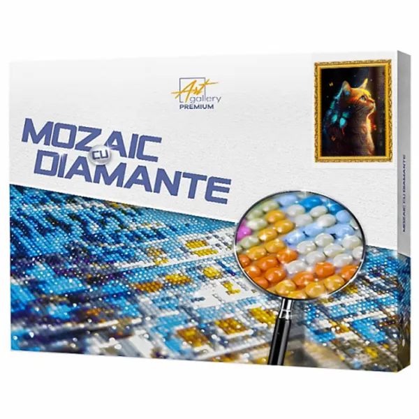 Мозайка Art Galery Premium Motănaș si fluture  /  photo 1 Мозайка Art Galery Premium Motănaș si fluture  /  photo 1