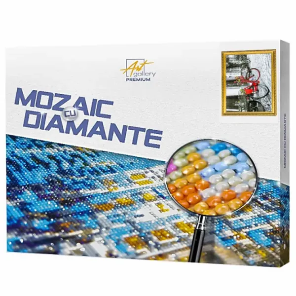 Mozaic Art Galery Premium Bicicleta roșie  /  photo 1 Mozaic Art Galery Premium Bicicleta roșie  /  photo 1