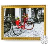Мозайка Art Galery Premium Bicicleta roșie / photo 2