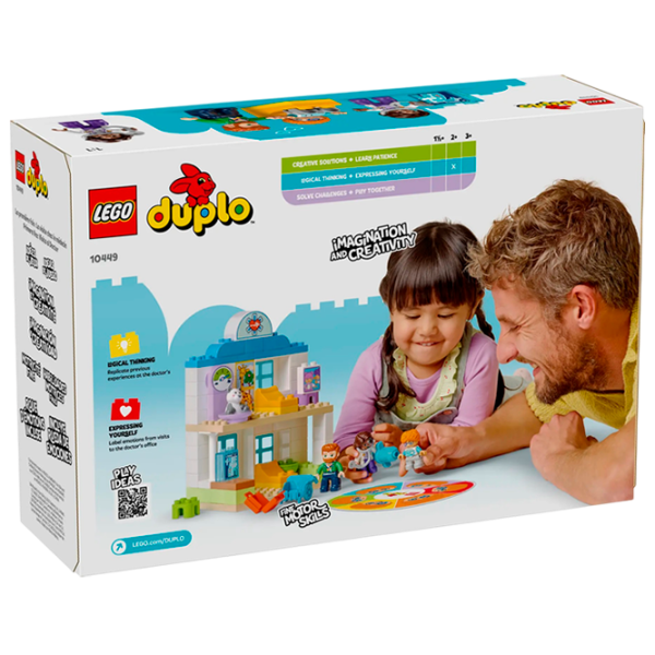 Constructor LEGO First Time Visit to the Doctor Figuri/ Multicolor photo 1