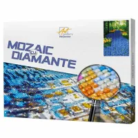 Mozaic Art Galery Premium Drumul din flori albastre   / 