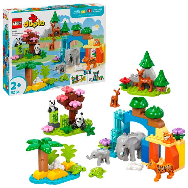 Constructor LEGO Wild Animal Families Animale/ Multicolor photo 3