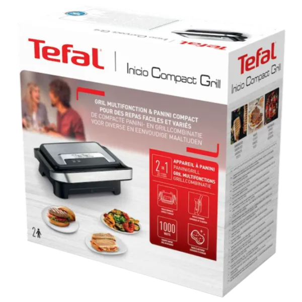 Электрогриль Tefal GC270D10   / 1000 Вт / Черный Нержавеющая сталь photo 3