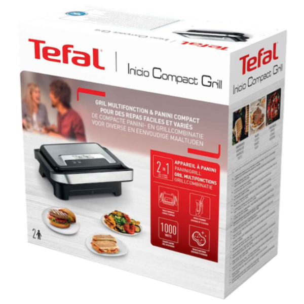 Электрогриль Tefal GC270D10   / 1000 Вт / Черный Нержавеющая сталь photo 3