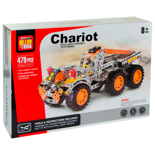 Конструктор Assembly Alloy Toys Chariot Automobil/ Разноцветный photo 1 Конструктор Assembly Alloy Toys Chariot Automobil/ Разноцветный photo 1