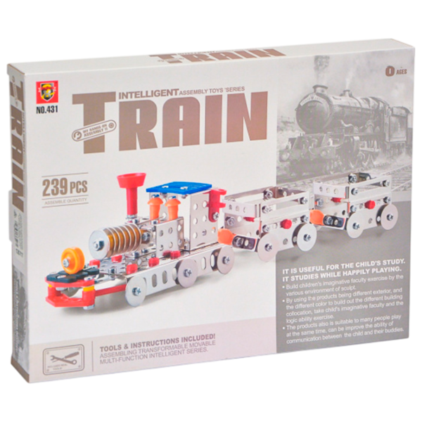 Конструктор Assembly Alloy Toys Train Поезд/ Разноцветный photo 1 Конструктор Assembly Alloy Toys Train Поезд/ Разноцветный photo 1