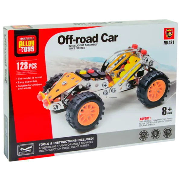 Конструктор Assembly Alloy Toys Off-Road Car Off-road/ Разноцветный photo 1 Конструктор Assembly Alloy Toys Off-Road Car Off-road/ Разноцветный photo 1