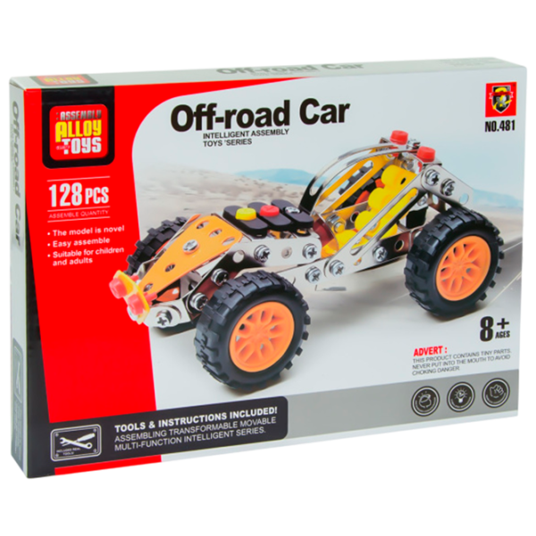 Конструктор Assembly Alloy Toys Off-Road Car Off-road/ Разноцветный photo 1 Конструктор Assembly Alloy Toys Off-Road Car Off-road/ Разноцветный photo 1