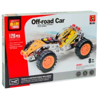 Конструктор Assembly Alloy Toys Off-Road Car Off-road/ Разноцветный
