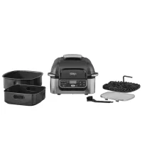Grill electric Ninja Sizzle AG301EU / 1750 W / Black Gray photo 4