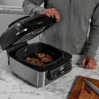 Grill electric Ninja Sizzle AG301EU / 1750 W / Black Gray photo 5