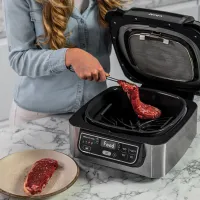 Grill electric Ninja Sizzle AG301EU / 1750 W / Black Gray photo 6