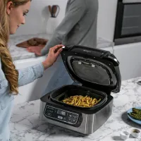 Grill electric Ninja Sizzle AG301EU / 1750 W / Black Gray photo 7