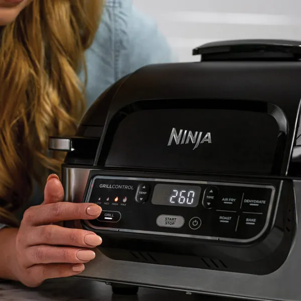 Электрогриль Ninja Sizzle AG301EU  / 1750 Вт / Черный Серый photo 9