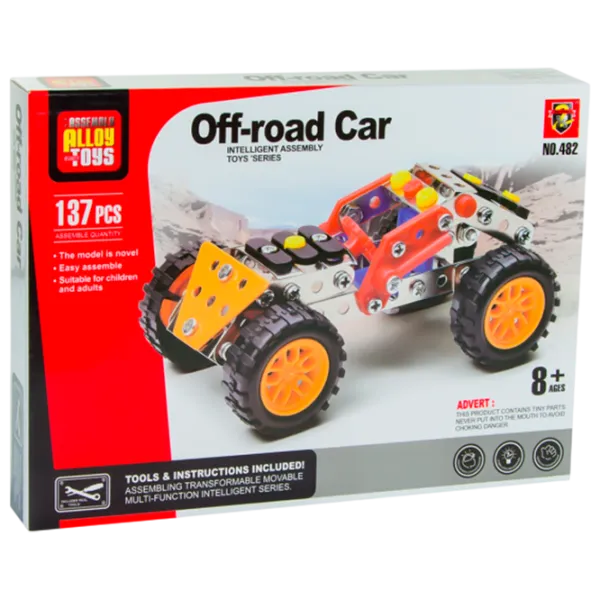 Конструктор Assembly Alloy Toys Off-Road Car Off-road/ Разноцветный photo 1 Конструктор Assembly Alloy Toys Off-Road Car Off-road/ Разноцветный photo 1