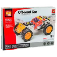Конструктор Assembly Alloy Toys Off-Road Car Off-road/ Разноцветный