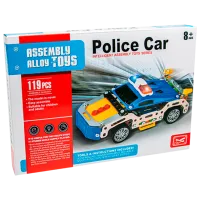 Конструктор Assembly Alloy Toys Police Car Off-road/ Разноцветный