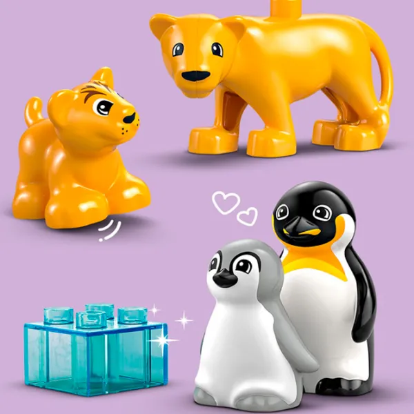 Constructor LEGO Wild Animal Families Animale/ Multicolor photo 4