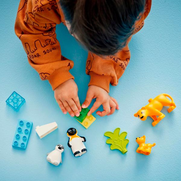 Constructor LEGO Wild Animal Families Animale/ Multicolor photo 6