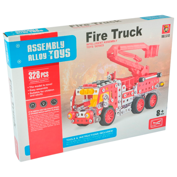 Конструктор Assembly Alloy Toys Fire Truck Пожарная машина/ Разноцветный photo 1 Конструктор Assembly Alloy Toys Fire Truck Пожарная машина/ Разноцветный photo 1