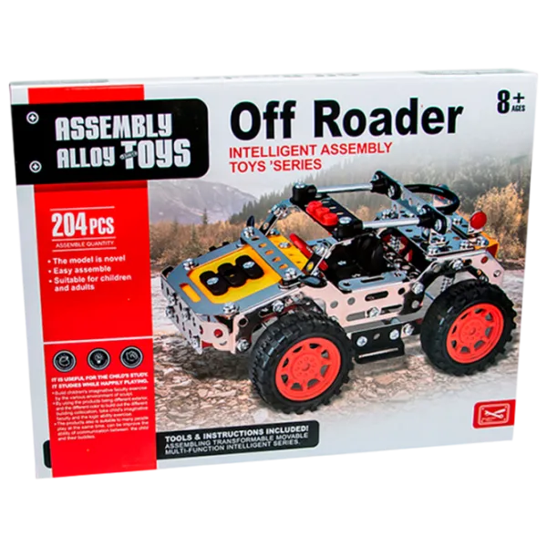 Конструктор Assembly Alloy Toys Off-Road Car Off-road/ Разноцветный photo 1