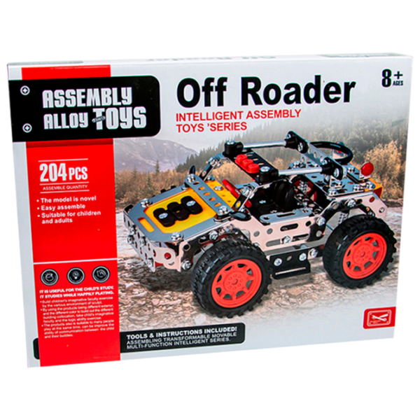 Конструктор Assembly Alloy Toys Off-Road Car Off-road/ Разноцветный photo 1