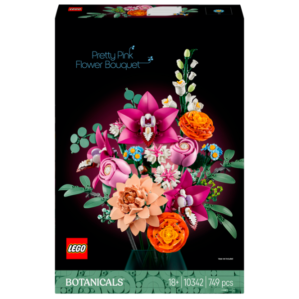 Constructor LEGO Pretty Pink Flower Flori/ Multicolor photo 1