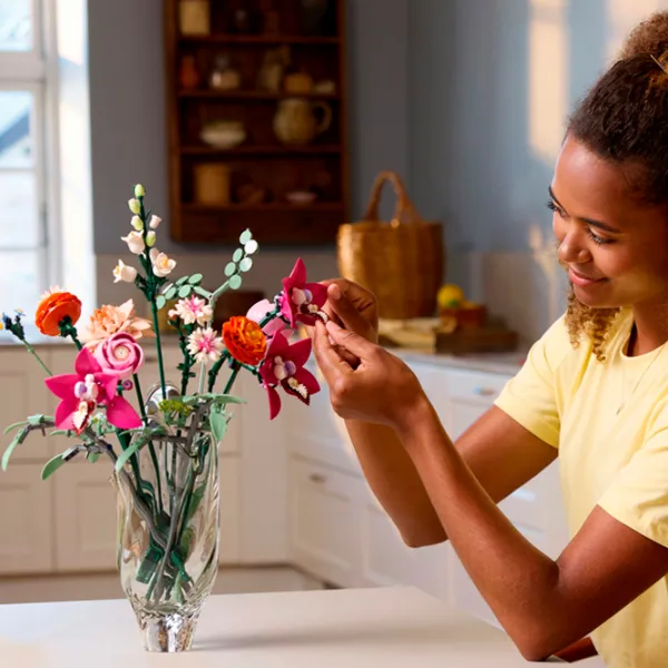 Constructor LEGO Pretty Pink Flower Flori/ Multicolor photo 5