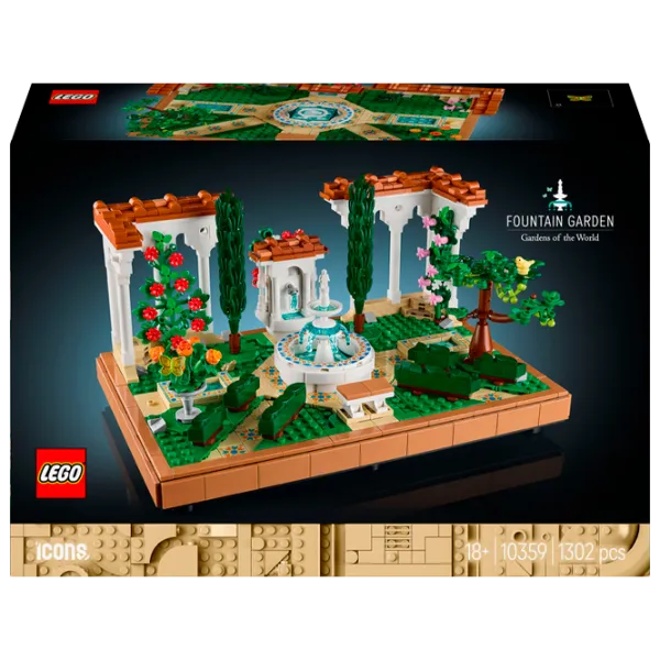 Constructor LEGO Fountain Garden Сonstrucție/ Multicolor photo 1